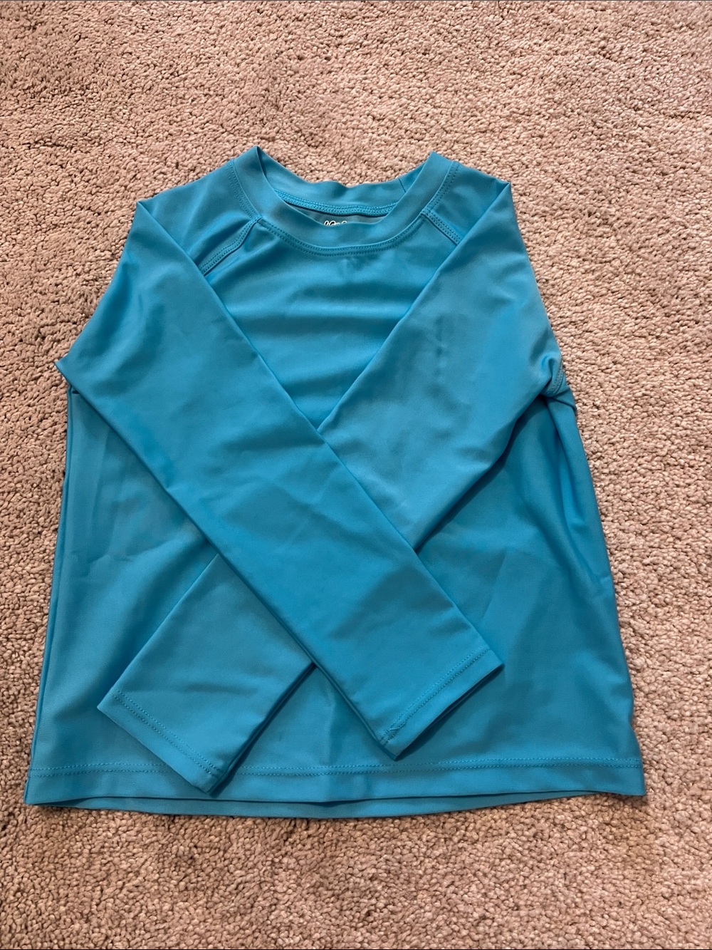 wonder nation Teal Long-Sleeve Active Top
